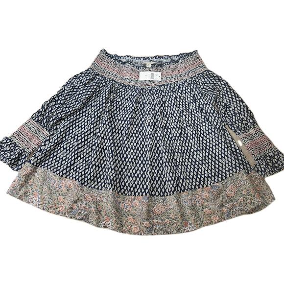 Anthropologie Vanessa Virginia Top SZ S boho Beach Coastal Preppy Cottagecore - Picture 8 of 10